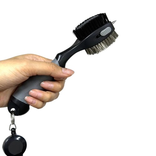Golf club brush - club, groove