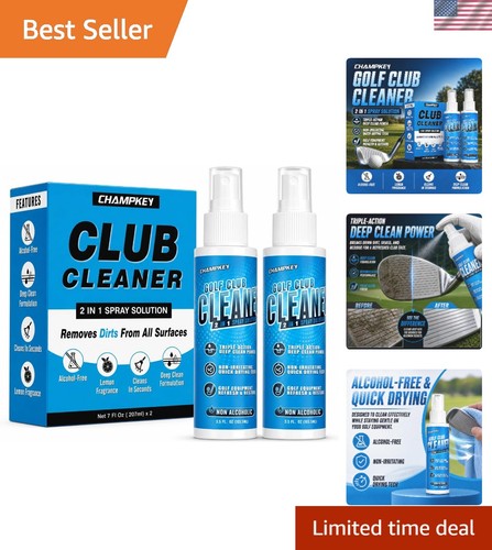 Golf club cleaner - club, spray