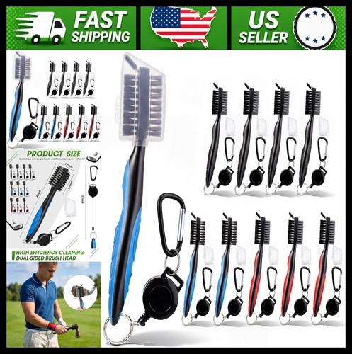 Golf club brush and groove - club,