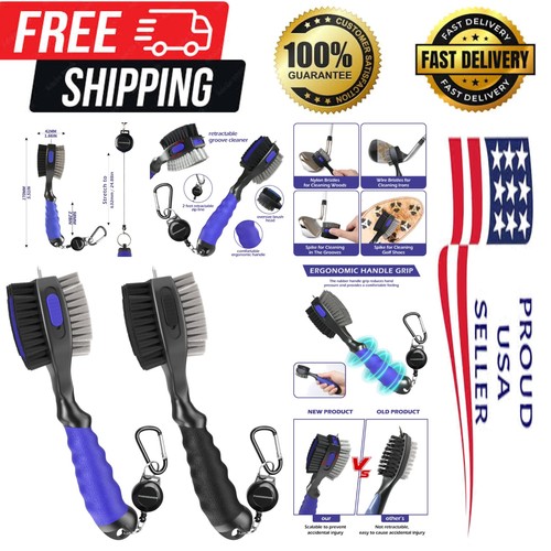 Pack golf club brushes and - pack,