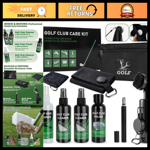 Golf club cleaning - 8-in-1,
