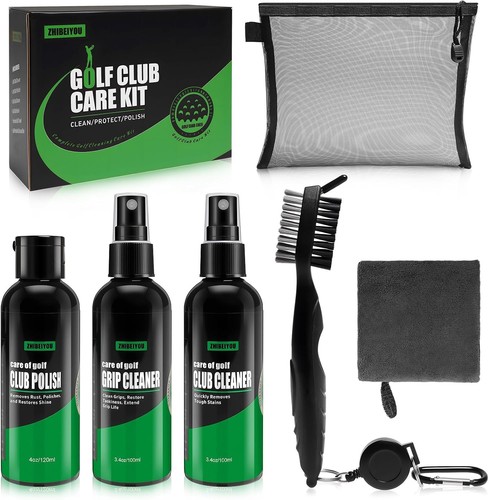 Golf club cleaning care - club, kit