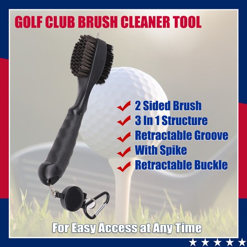 Sided golf club - sided, brush